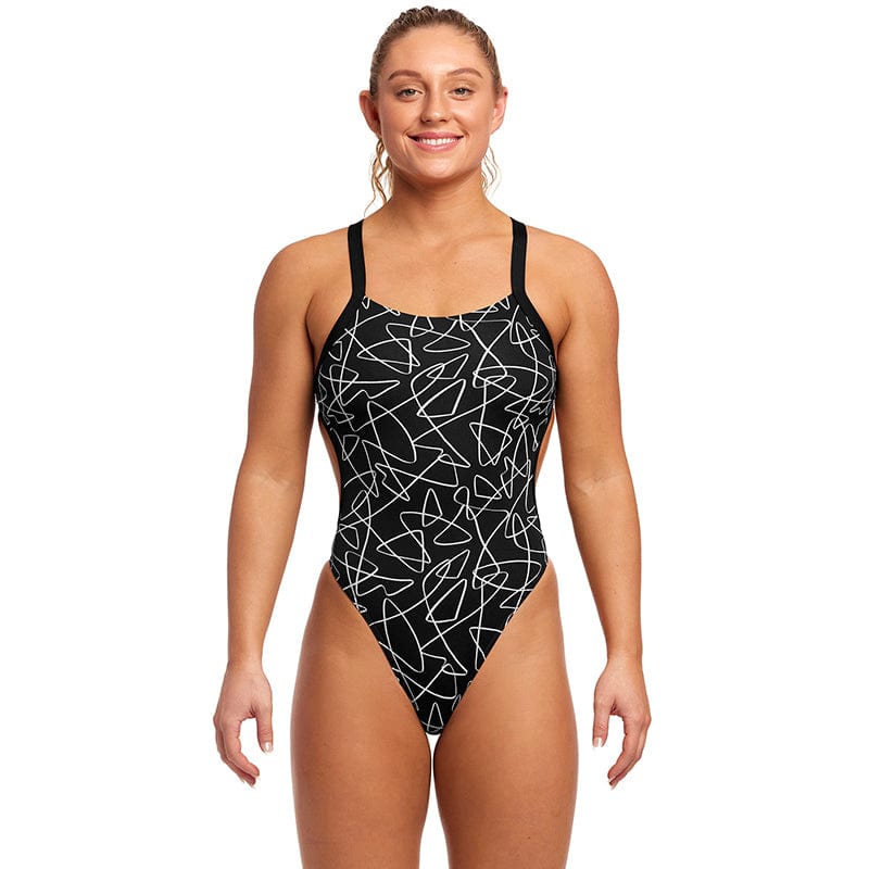Funkita - Texta Mess - Ladies Brace Free One Piece