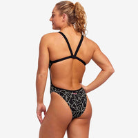 Funkita - Texta Mess - Ladies Brace Free One Piece