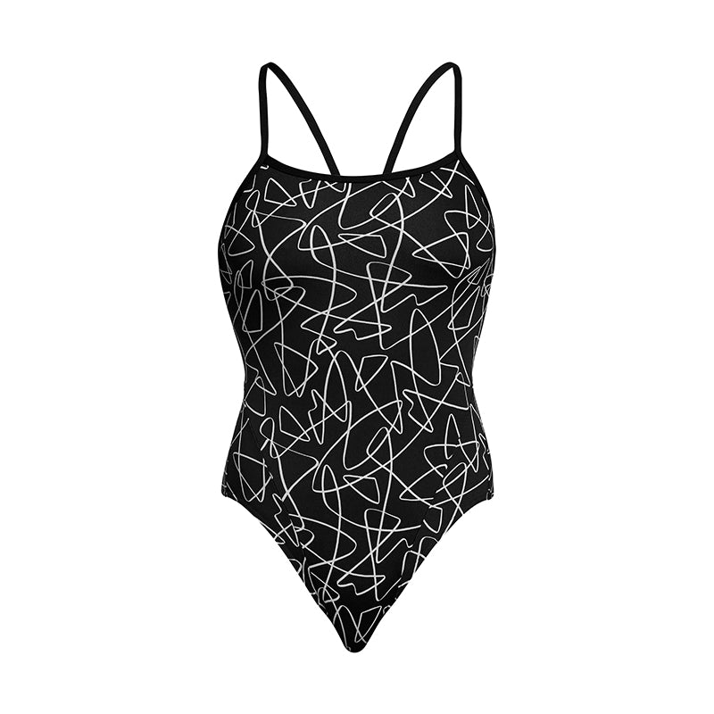 Funkita - Texta Mess - Ladies Single Strap One Piece