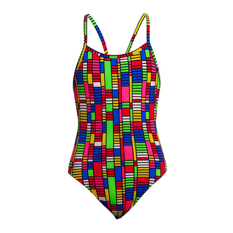 Funkita - The Climb - Girls Eco Single Strap One Piece
