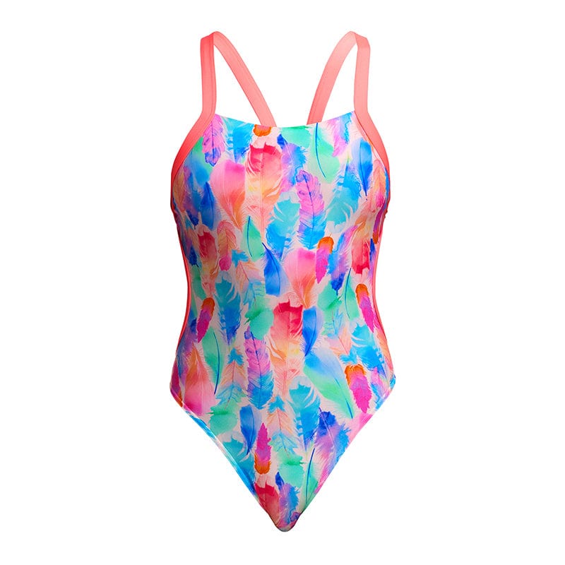 Funkita - Tickle Pink - Ladies Eco Brace Free One Piece