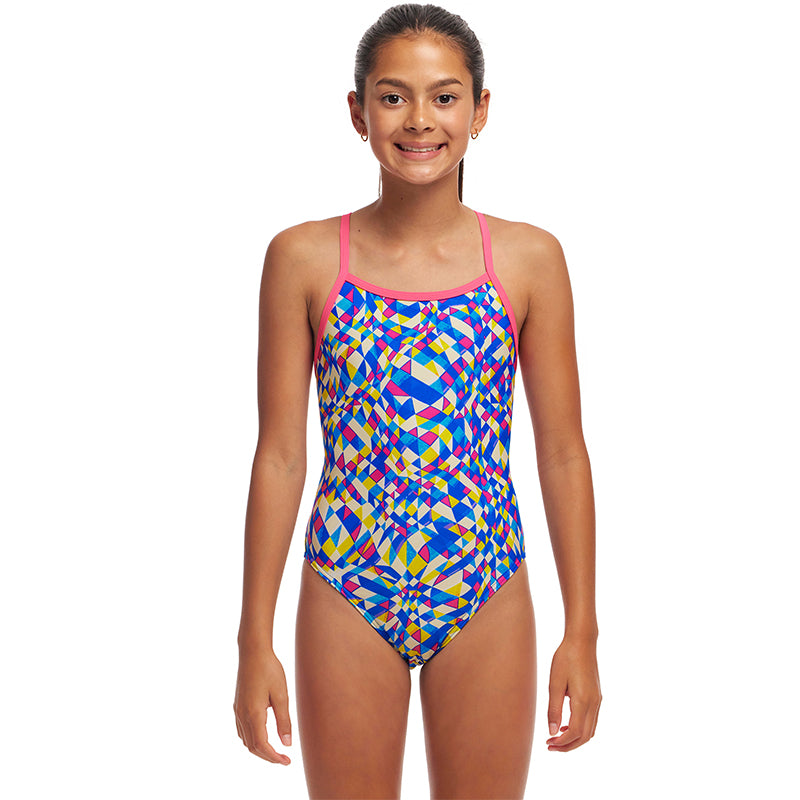 Funkita - Time Warp - Girls Eco Single Strap One Piece