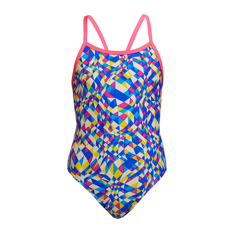 Funkita - Time Warp - Girls Eco Single Strap One Piece