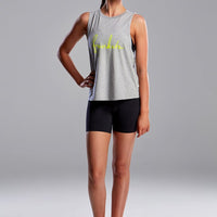 Funkita - Grey Scribble - Ladies Hank The Tank Top