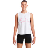 Funkita - White Scribble - Ladies Hank The Tank Top
