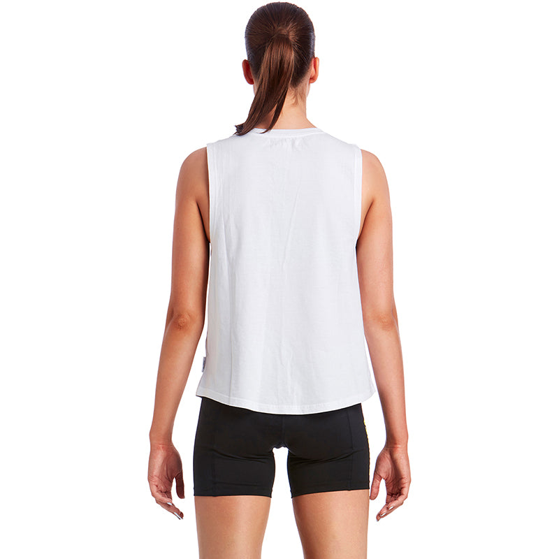Funkita - White Scribble - Ladies Hank The Tank Top