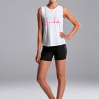 Funkita - White Scribble - Ladies Hank The Tank Top
