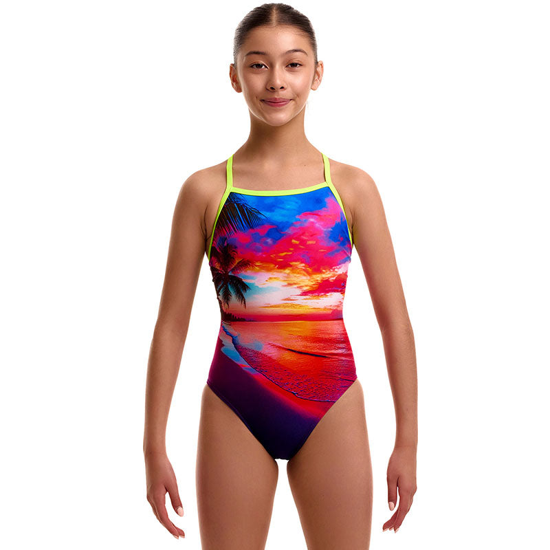 Funkita - Touch Of Paradise - Girls Eco Tie Me Tight One Piece
