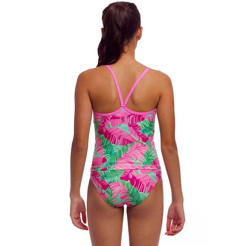 Funkita - Tropic Palm - Girls Eco Swim Steady Tankini & Brief