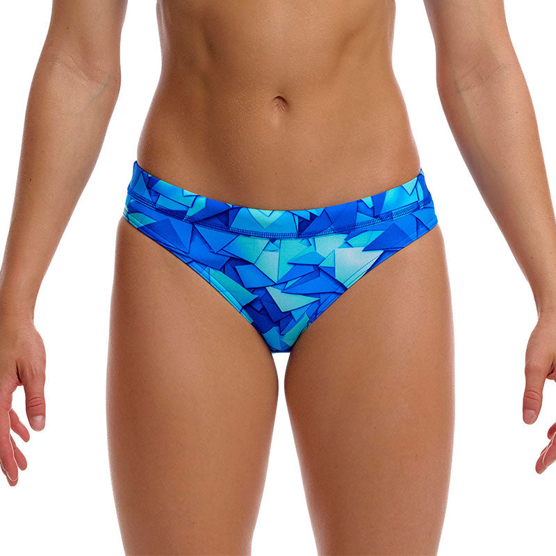 Funkita - Try Blue - Ladies Eco Sports Brief