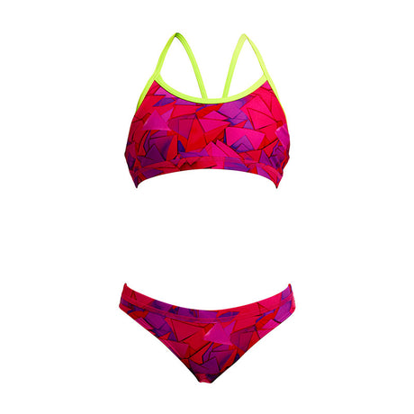 Funkita - Try Pink - Girls Eco Racerback Two Piece