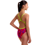 Funkita - Try Pink - Girls Eco Single Strap One Piece