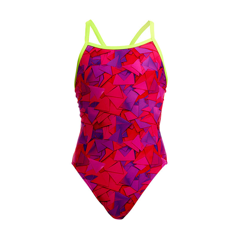 Funkita - Try Pink - Girls Eco Single Strap One Piece