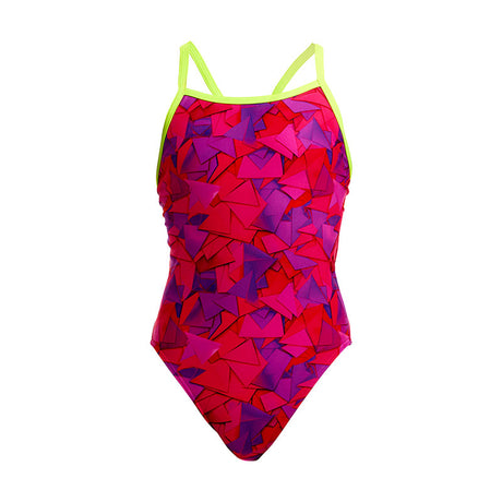 Funkita - Try Pink - Girls Eco Single Strap One Piece