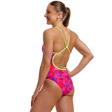 Funkita - Try Pink - Ladies Eco Single Strap One Piece