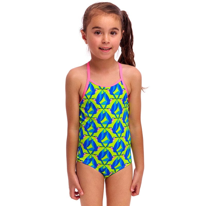 Funkita - Tweety Sweet - Toddler Girls Eco Printed One Piece