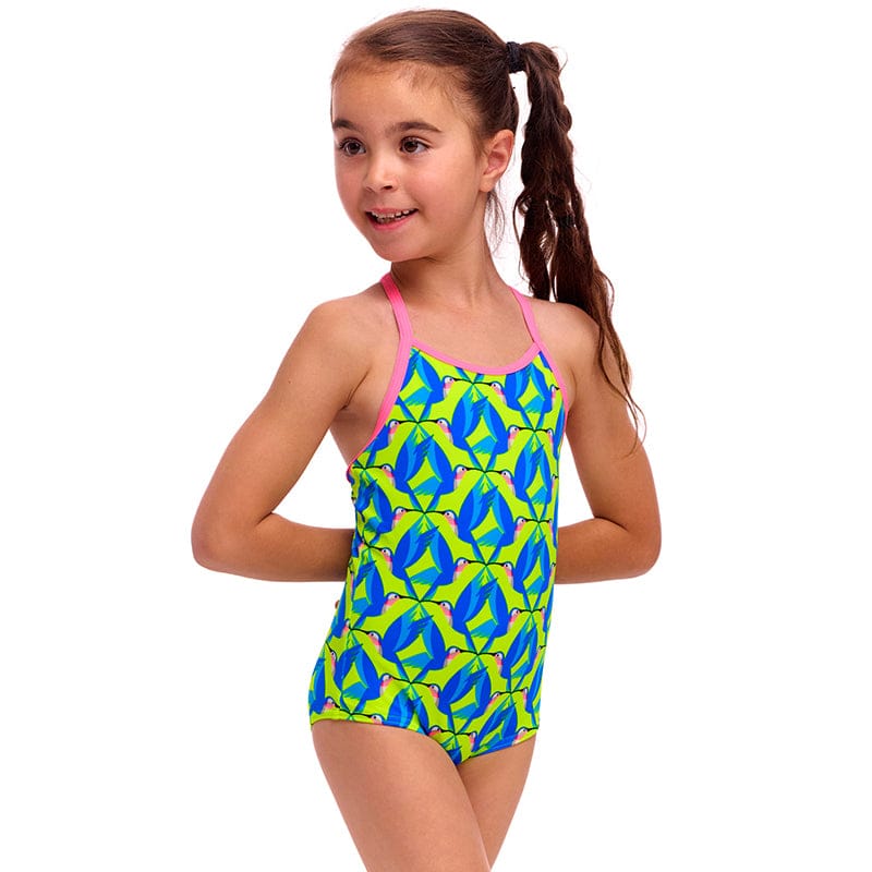 Funkita - Tweety Sweet - Toddler Girls Eco Printed One Piece