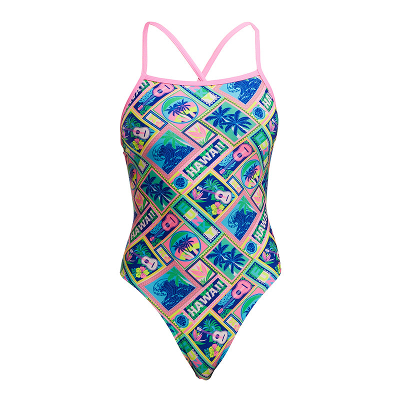 Funkita - Ukule Babe - Ladies Eco Tie Me Tight One Piece