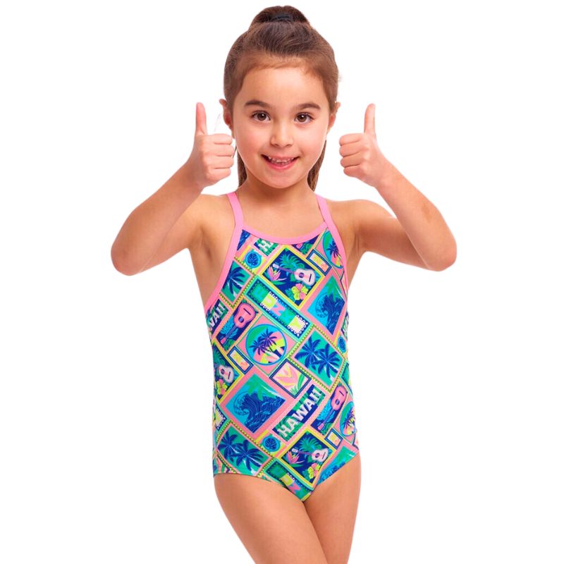 Funkita - Ukule Babe - Toddler Girls Eco Printed One Piece