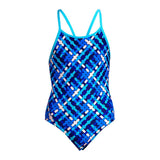Funkita - Under Over - Girls Eco Diamond Back One Piece