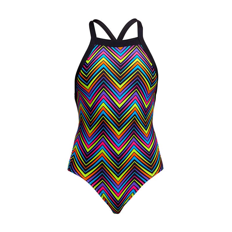 Funkita - Up Down - Ladies Eco Sky Hi One Piece