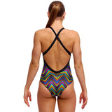 Funkita - Up Down - Ladies Eco Sky Hi One Piece