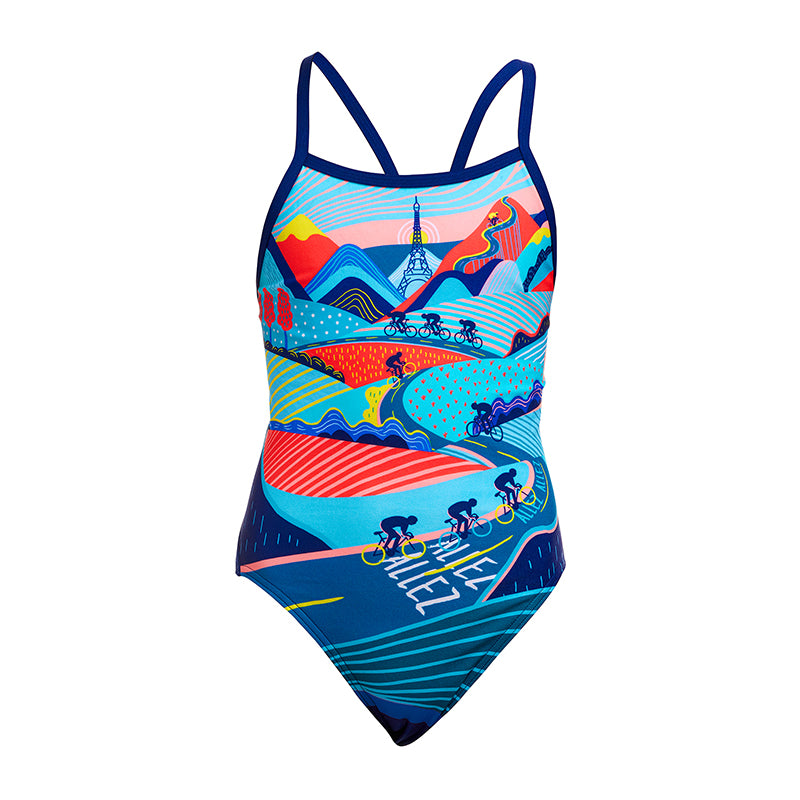 Funkita - Vive La Funky - Girls Eco Single Strap One Piece