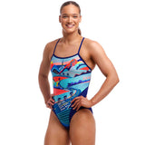 Funkita - Vive La Funky - Ladies Eco Single Strap One Piece