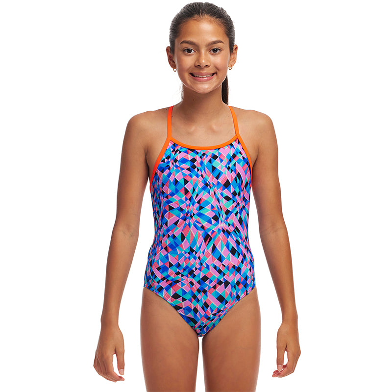 Funkita - Warp Tour - Girls Eco Diamond Back One Piece