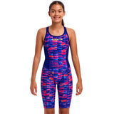 Funkita - Warped Waves - Girls Eco Fast Training One Piece