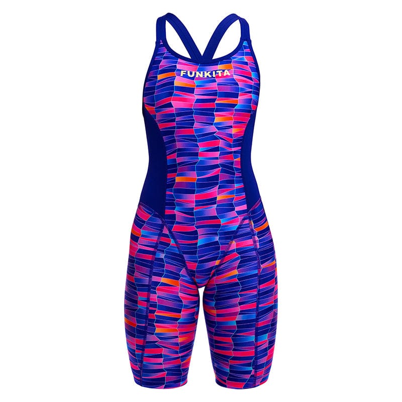 Funkita - Warped Waves - Ladies Eco Fast Training One Piece