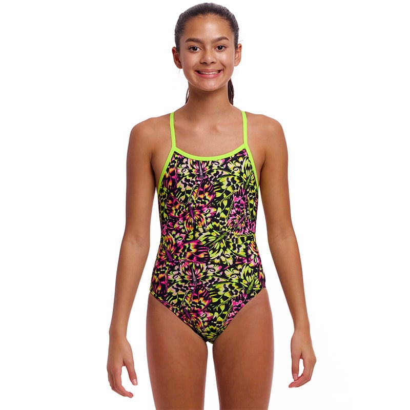 Funkita - Water Wings - Girls Eco Single Strap One Piece