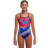 Funkita - Wave Craze - Girls Eco Diamond Back One Piece
