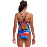 Funkita - Wave Craze - Girls Eco Diamond Back One Piece