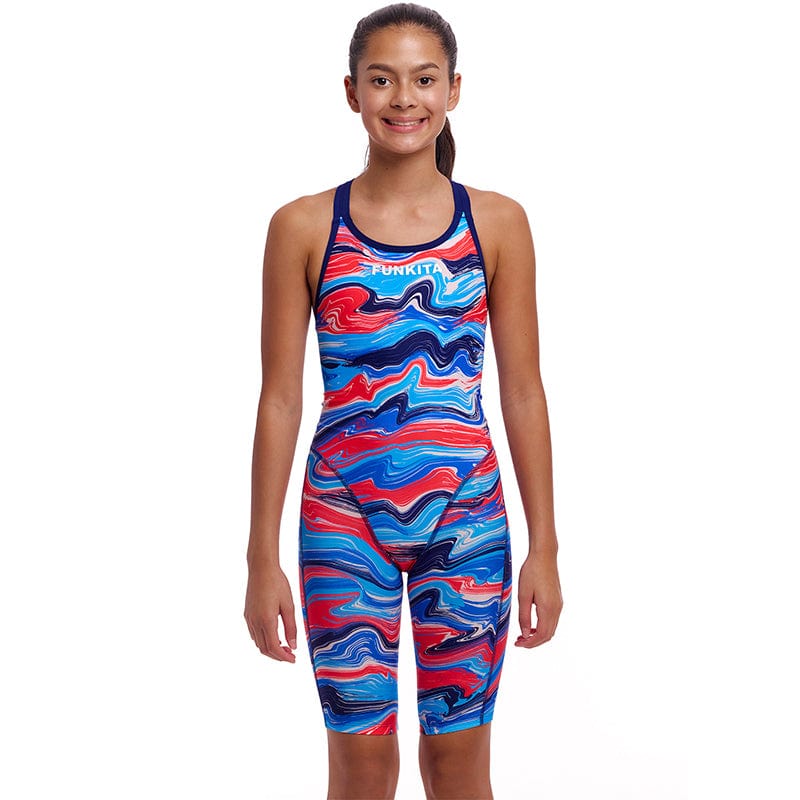 Funkita - Wave Craze - Girls Eco Fast Legs One Piece