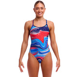 Funkita - Wave Craze - Ladies Eco Diamond Back One Piece