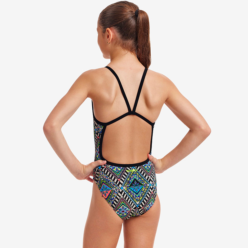 Funkita - Weave Please - Girls Single Strap One Piece