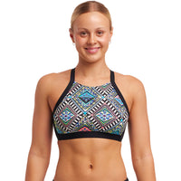 Funkita - Weave Please - Ladies Hi Light Swim Top