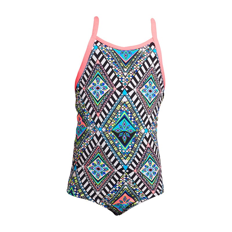 Funkita - Weave Please - Toddler Girls Printed One Piece