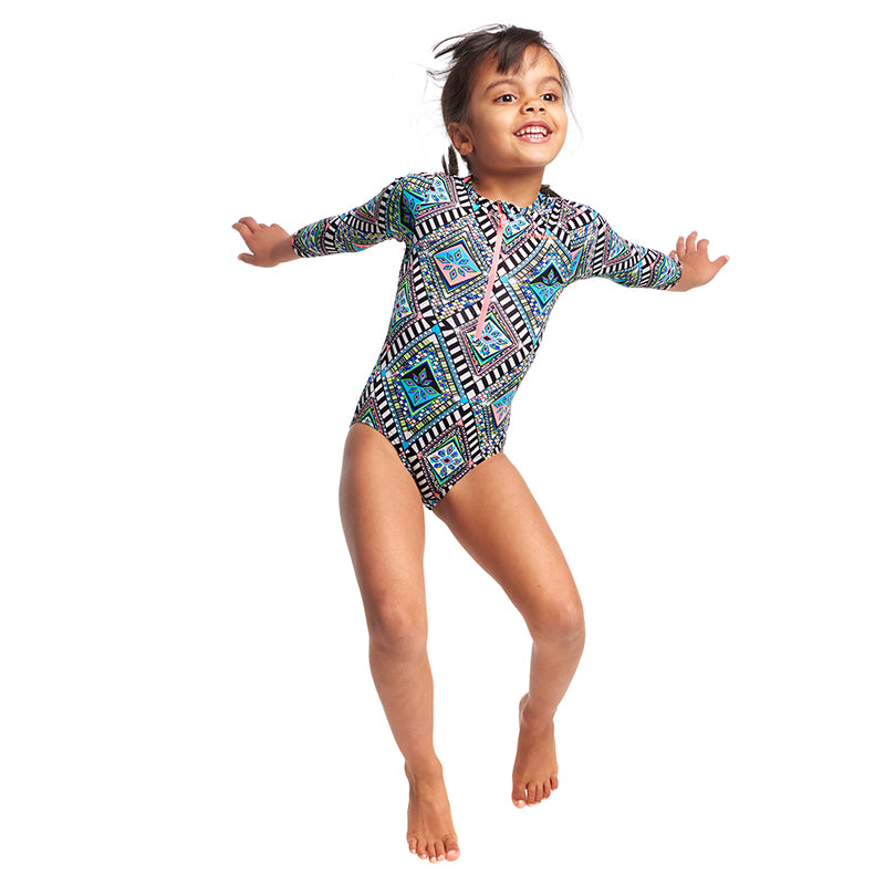 Funkita - Weave Please - Toddler Girls Sun Cover One Piece