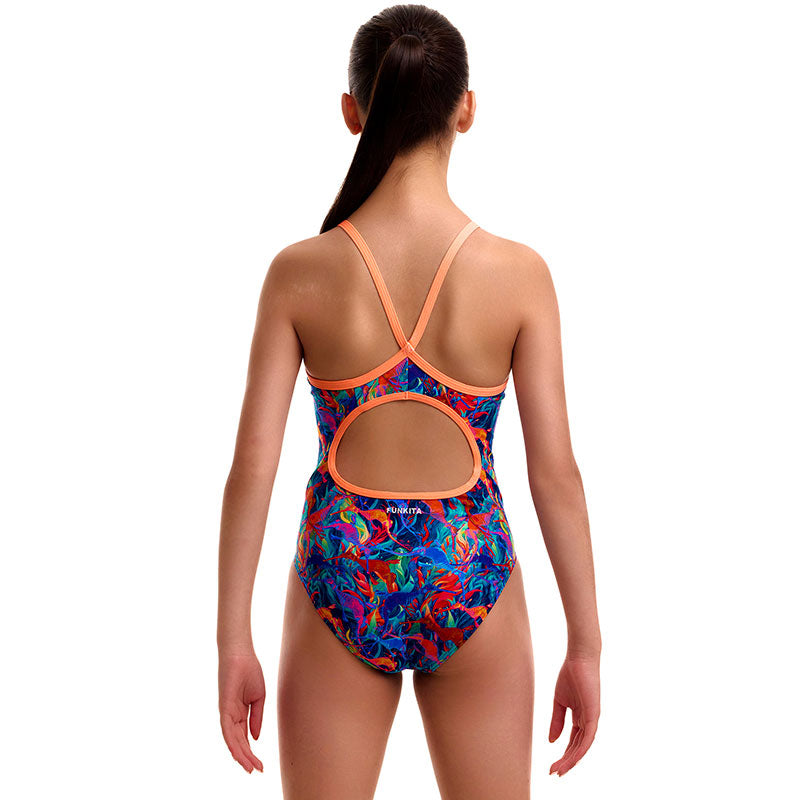 Funkita - Weedy One - Girls Eco Diamond Back One Piece