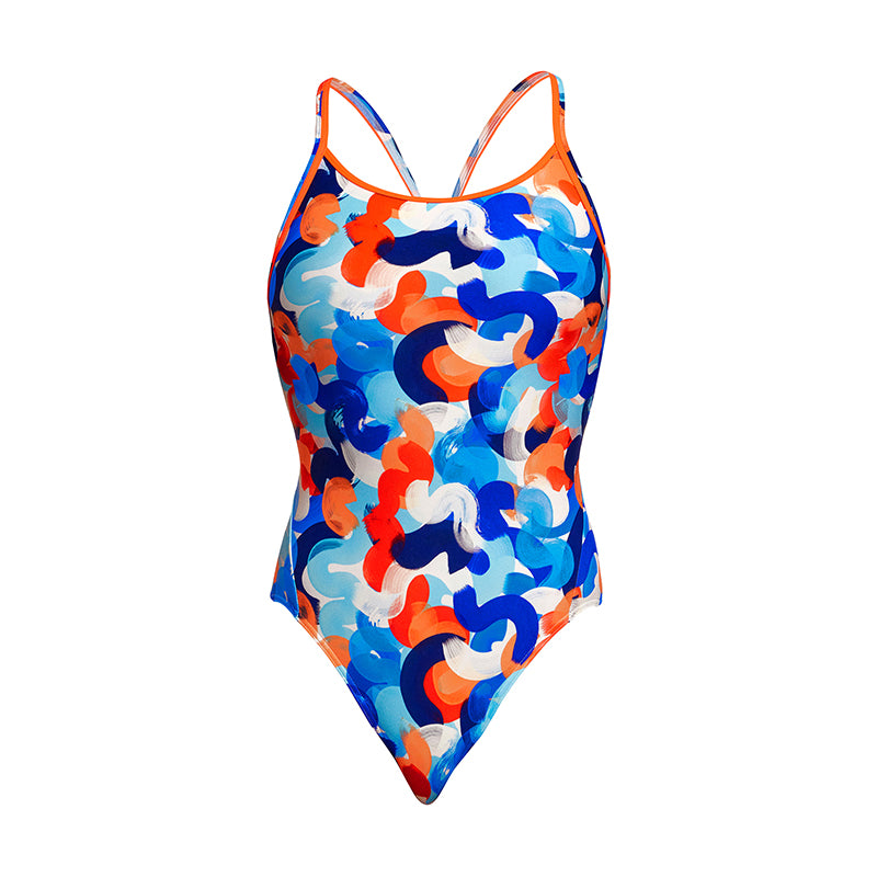 Funkita - Wet Paint - Ladies Diamond Back One Piece