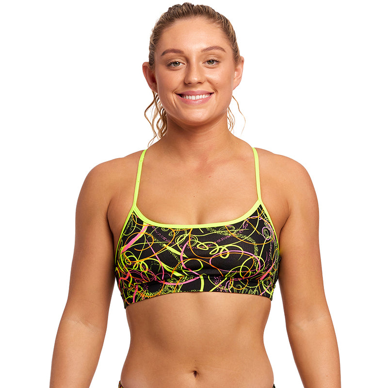 Funkita - Whip Lash - Ladies Swim Crop Top