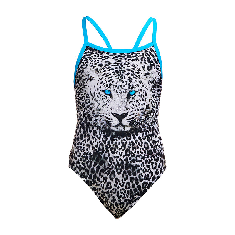 Funkita - White Walker - Girls Eco Single Strap One Piece