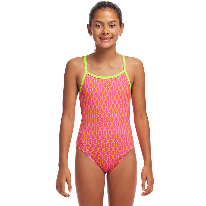 Funkita - Wicked Waves - Girls Eco Single Strap One Piece