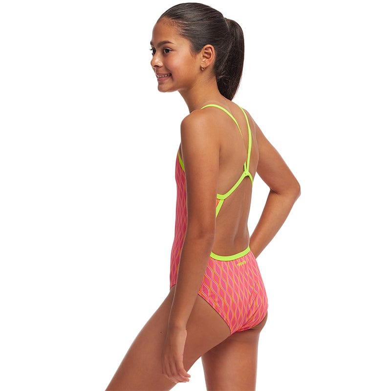 Funkita - Wicked Waves - Girls Eco Single Strap One Piece