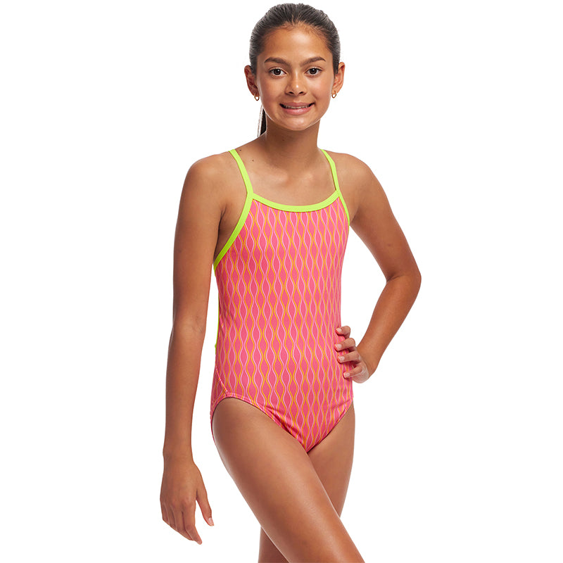 Funkita - Wicked Waves - Girls Eco Single Strap One Piece