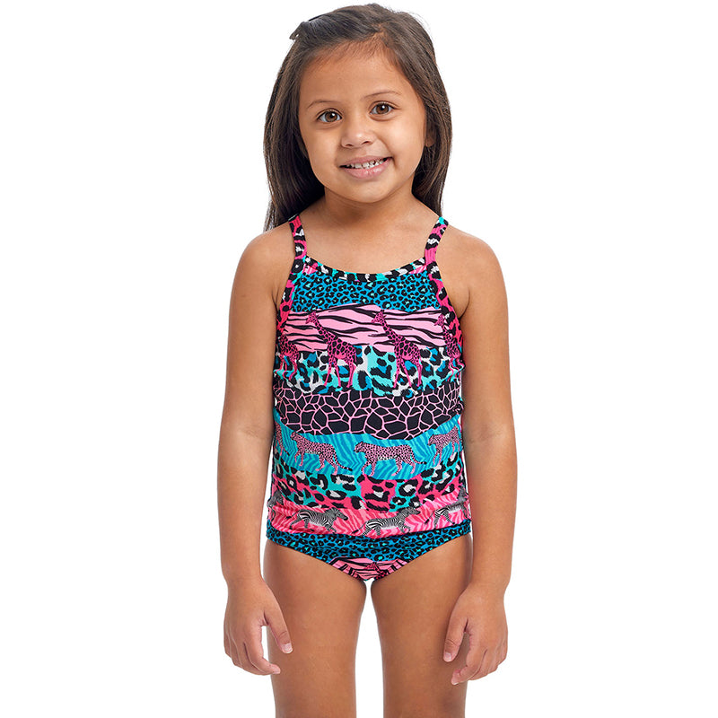 Funkita - Wild Things - Toddler Girls Eco Printed One Piece