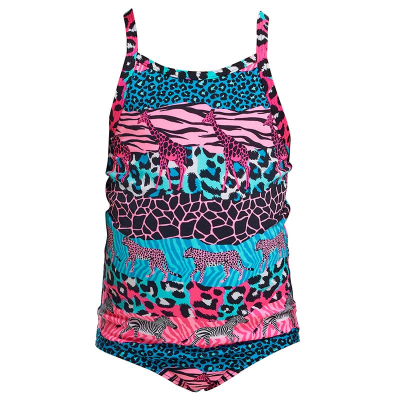 Funkita - Wild Things - Toddler Girls Eco Printed One Piece
