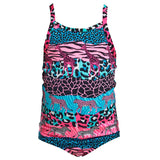 Funkita - Wild Things - Toddler Girls Eco Printed One Piece